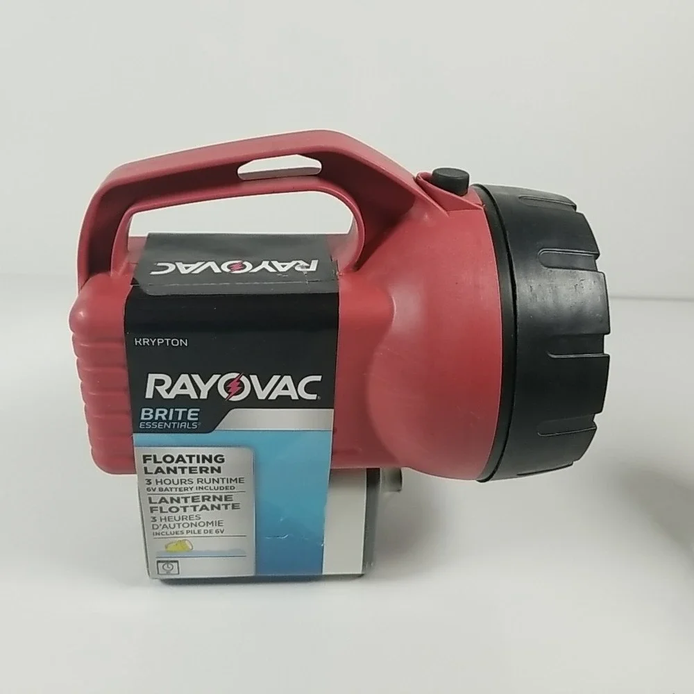 NIP Rayovac Brite Essentials FloatIng Lantern 6-Volt 35 lumens 120hr Runtime